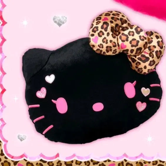 [BUNJANG] Sanrio Gal Mori Max Series Black Kitty Cushion / 산리오 갸루 모리 맥스 시리즈 블랙 키티 쿠션