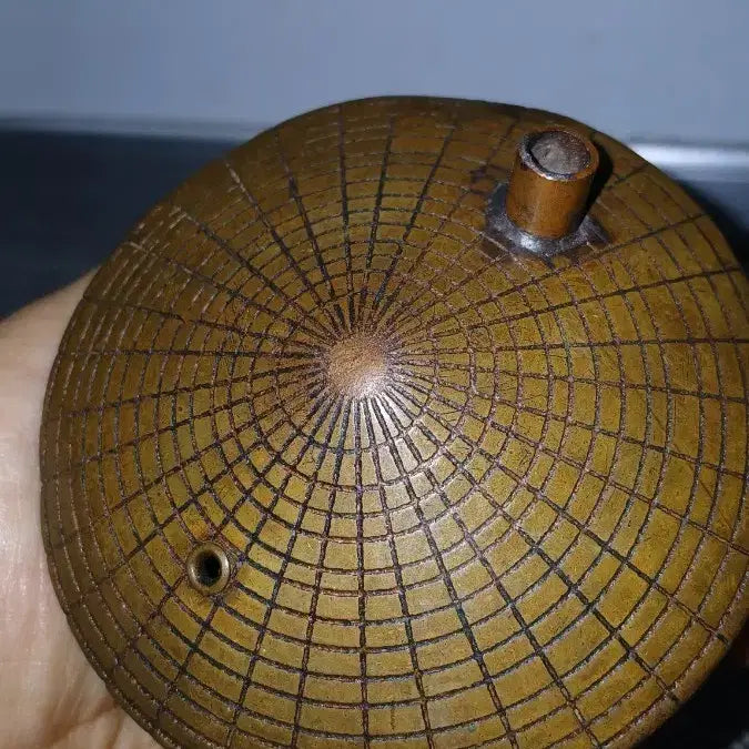 [BUNJANG] Mongolian Tent Shaped Inkstone (Brass) / 몽골텐트모양의연적(동)