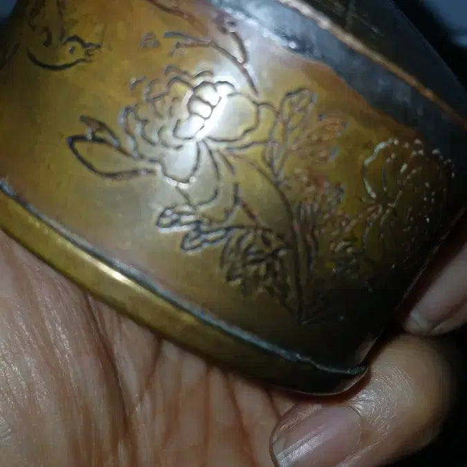 [BUNJANG] Mongolian Tent Shaped Inkstone (Brass) / 몽골텐트모양의연적(동)