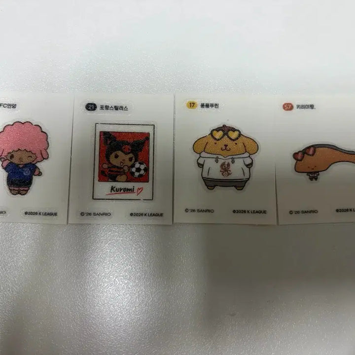 [BUNJANG] Sanrio K League Ttibu Seal Bundle / 산리오 K리그 띠부씰 교환및판매
