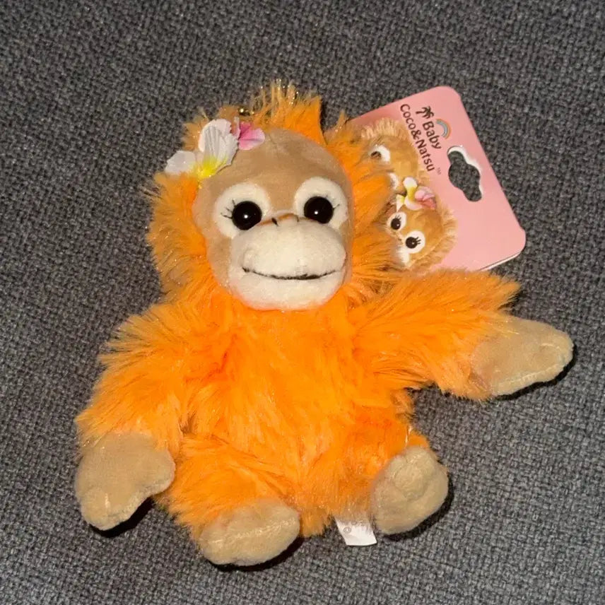 [BUNJANG] Coco &amp; Nuts Orangutan Plush Toy Orange / 베이비 코코앤 나츠 오랑우탄 봉제인형 오렌지