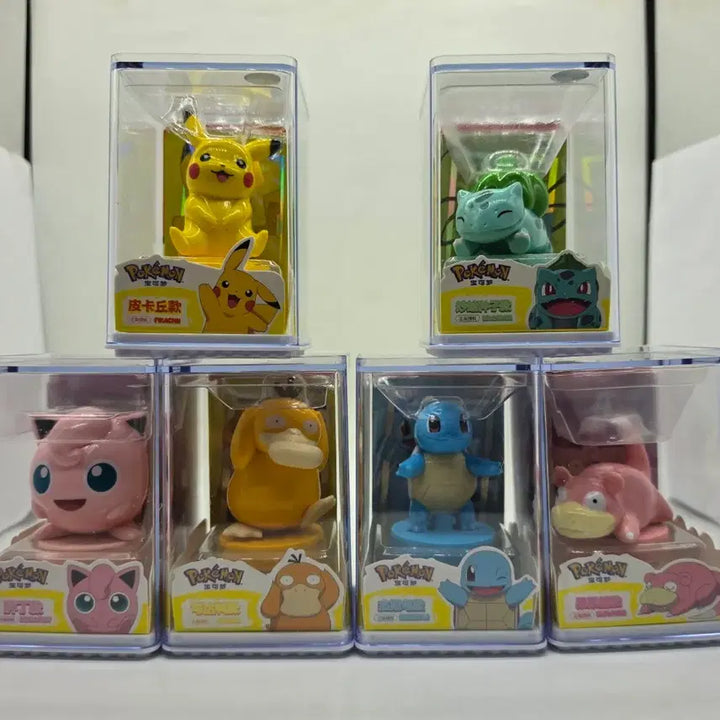 [BUNJANG] Pokemon Figure Set (Pikachu, Bulbasaur, Jigglypuff, Psyduck, Squirtle, Drowzee) / 포켓몬스터 피규어 (피카츄/이상해씨/푸린/고라파덕/꼬부기/슬리퍼)