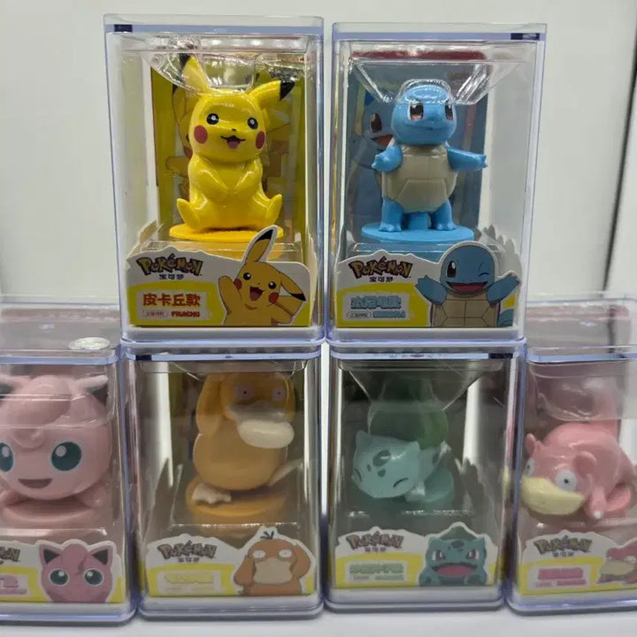 [BUNJANG] Pokemon Figure Set (Pikachu, Bulbasaur, Jigglypuff, Psyduck, Squirtle, Drowzee) / 포켓몬스터 피규어 (피카츄/이상해씨/푸린/고라파덕/꼬부기/슬리퍼)