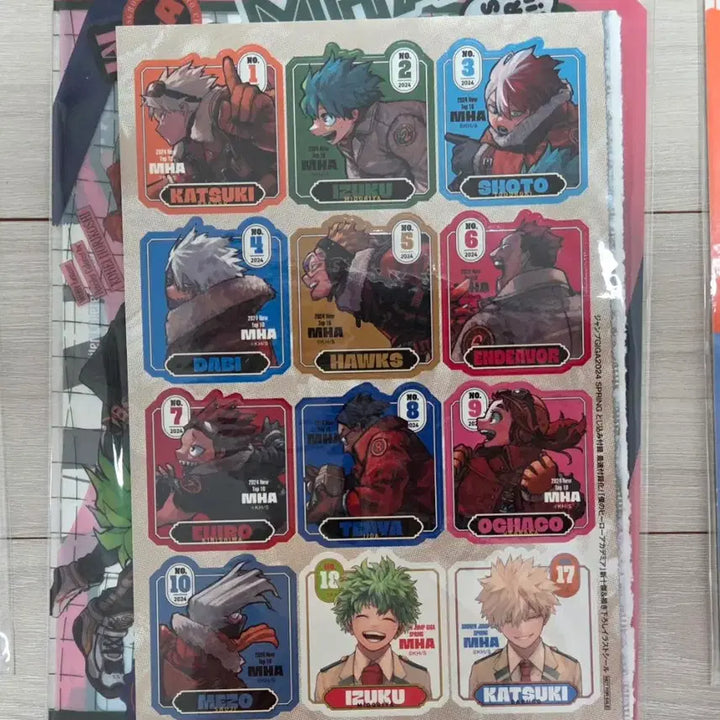 [BUNJANG] My Hero Academia Sticker Collection Set / 히로아카 스티커 모음 세트