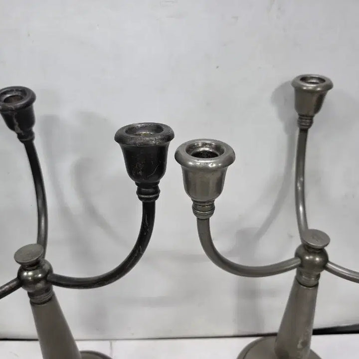 [BUNJANG] Large 3-Arm Candelabra Set - Antique Style / 3구 촛대 셋트/촛대