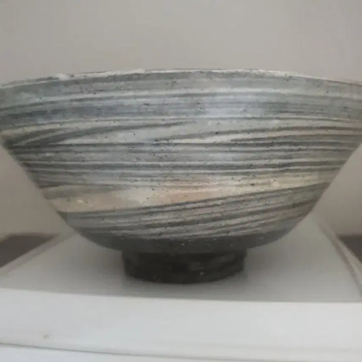 [BUNJANG] Joseon Dynasty Celadon Inlaid Spiral Pattern Plate/Tea Bowl / 분청사기상감나선무늬접시/다완