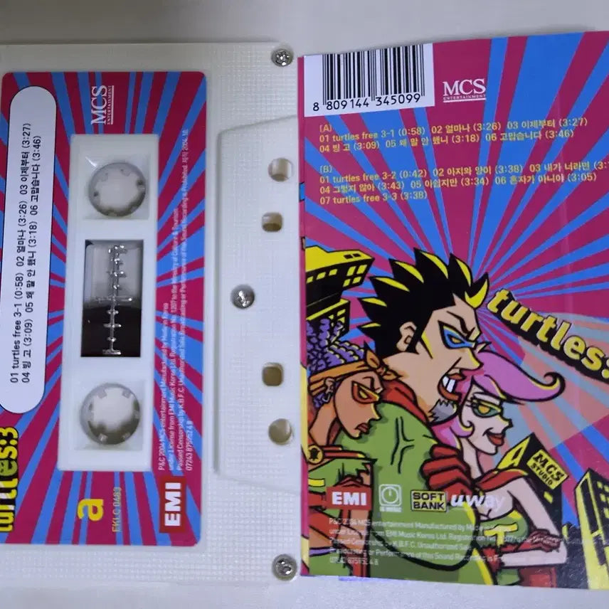 [BUNJANG] Turtle 3rd Album (Unsealed Cassette Tape) Bingo / 거북이 3집 (개봉 카세트테이프) 빙고, 고맙습니다