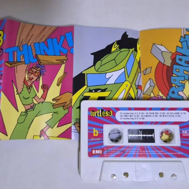 [BUNJANG] Turtle 3rd Album (Unsealed Cassette Tape) Bingo / 거북이 3집 (개봉 카세트테이프) 빙고, 고맙습니다