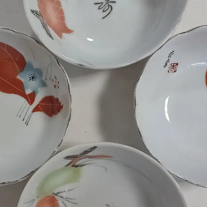 [BUNJANG] Vintage Folk Art Ceramic Dish Set (9 Pieces) / 148.빈티지 소품 민속품 옛날그릇 인테리어소품 9개