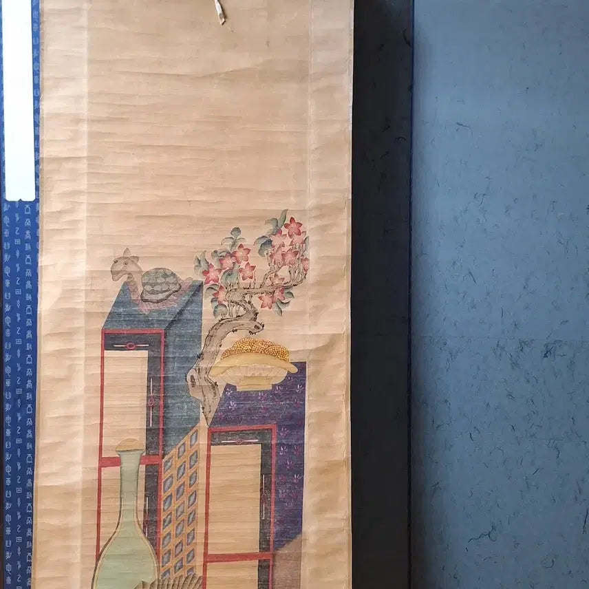 [BUNJANG] Ornate Scroll Chaekgado (Korean Traditional Painting) / 화려한 족자 책가도 2번