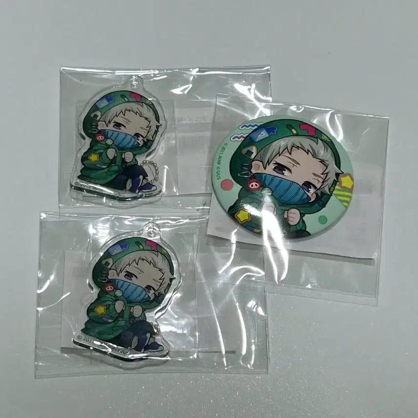 [BUNJANG] Jujutsu Kaisen 5th Anniversary Marukuji Decorla Parker Inumaki Toge (2 Medium + 1 Small) / 주술회전 5주년 마루쿠지 데코라 파카 이누마키 토게(중길2+소길)