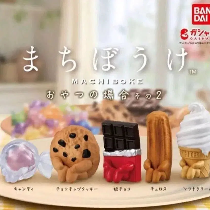 [BUNJANG] Bandai Dessert Gacha Figure Collection (Achu &amp; Softcorn Ice Cream) / 반다이 언제오려나 마치보우케 간식의 경우 디저트 가챠 피규어