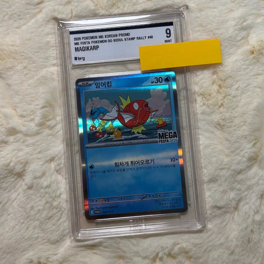 [BUNJANG] Pokemon Card Magikarp Promo BRG 9 Mint / 포켓몬카드 잉어킹 프로모 brg9