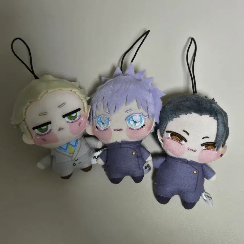 [BUNJANG] Jujutsu Kaisen Gojo, Geto, Nanami Chibi Plush Bundle Set / 주술회전 고죠, 게토, 나나미 쵸피누이 일괄