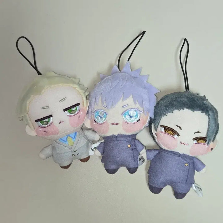 [BUNJANG] Jujutsu Kaisen Gojo, Geto, Nanami Chibi Plush Bundle Set / 주술회전 고죠, 게토, 나나미 쵸피누이 일괄