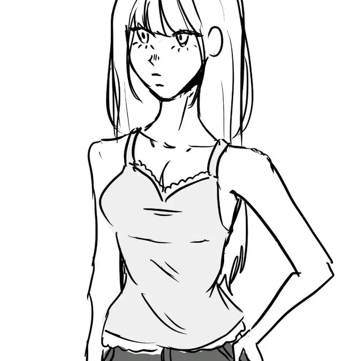 [BUNJANG] Female Character Sketch Art Commission / 여캐 낙서 커미션