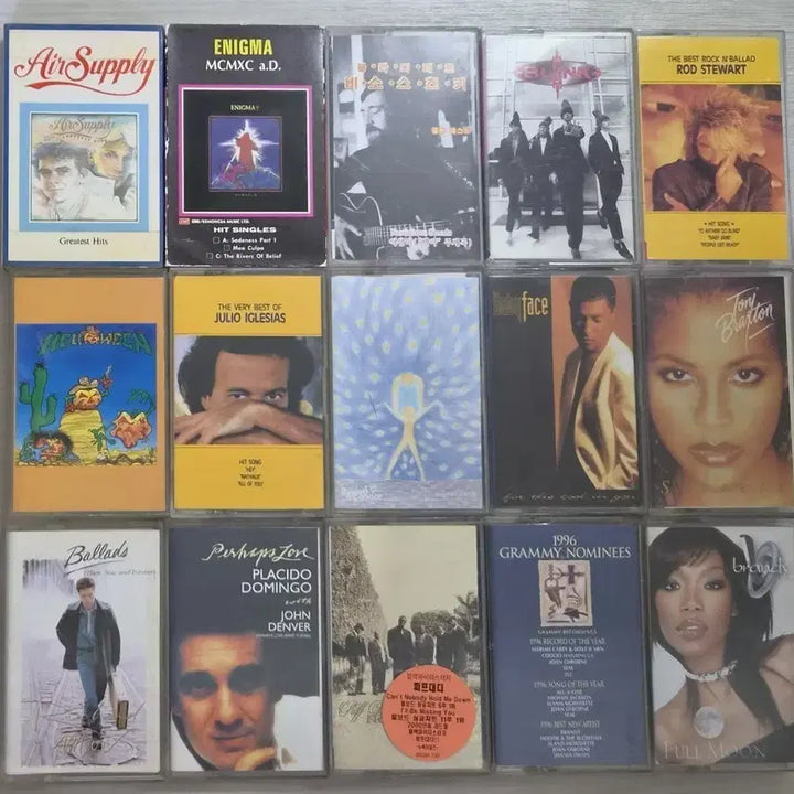[BUNJANG] Pop Rock 15 Cassette Tapes (Unsealed) / 팝록 15장 (개봉 카세트테이프)