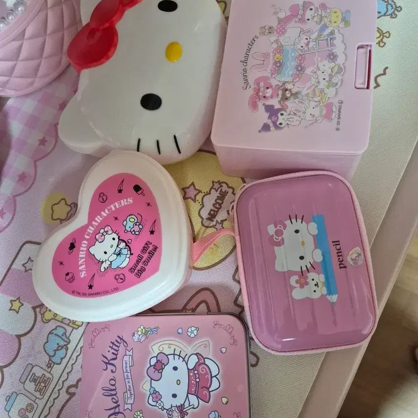 [BUNJANG] Sanrio Hello Kitty Storage Box Bundle Set / 산리오 헬로키티 수납함 일괄