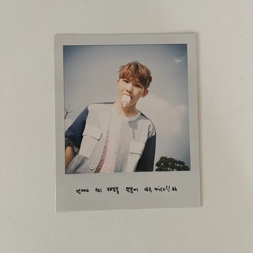 [BUNJANG] SEVENTEEN Woozi Polaroid Love &amp; Letter / 세븐틴 우지 폴라로이드 판매 love&amp;letter