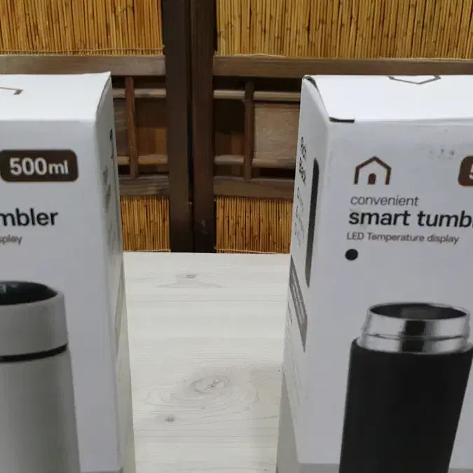 [BUNJANG] Esteban Hoff Smart Tumbler Bundle Set (White &amp; Black) / 미개봉 에스테반호프 스마트 텀블러 2개 일괄