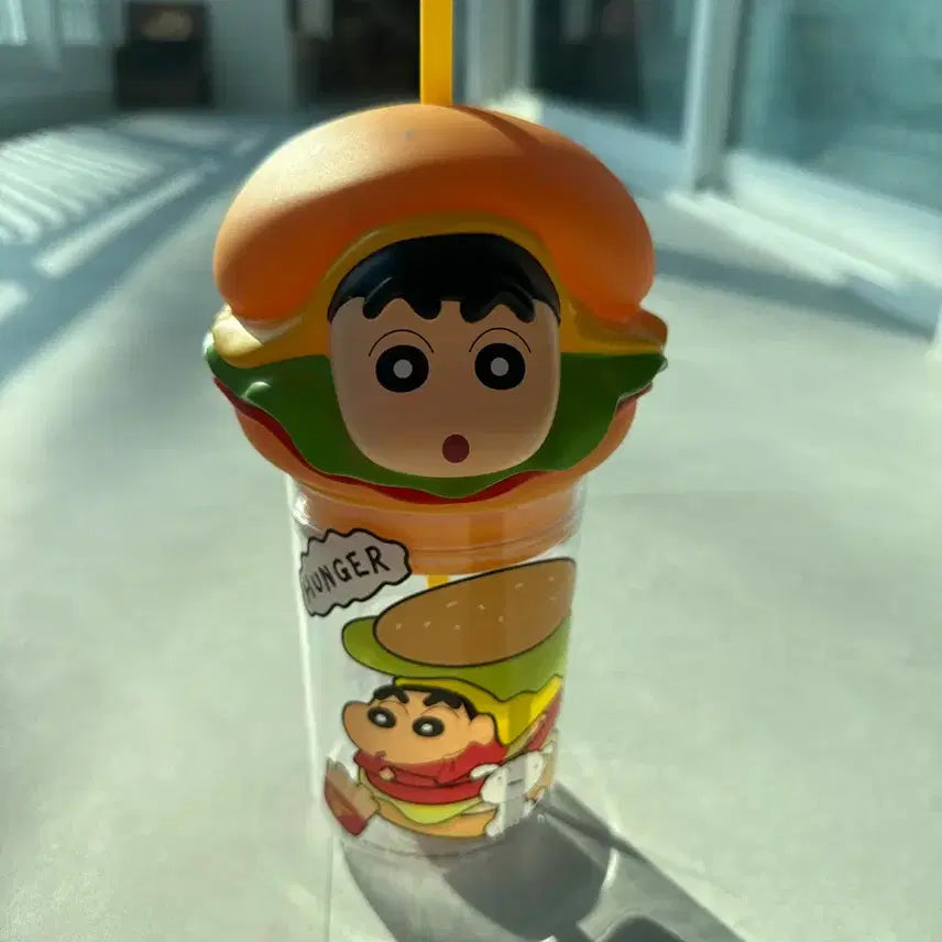 [BUNJANG] Crayon Shin-chan Hamburger Tumbler / 캐릭터 짱구 햄버거 텀블러