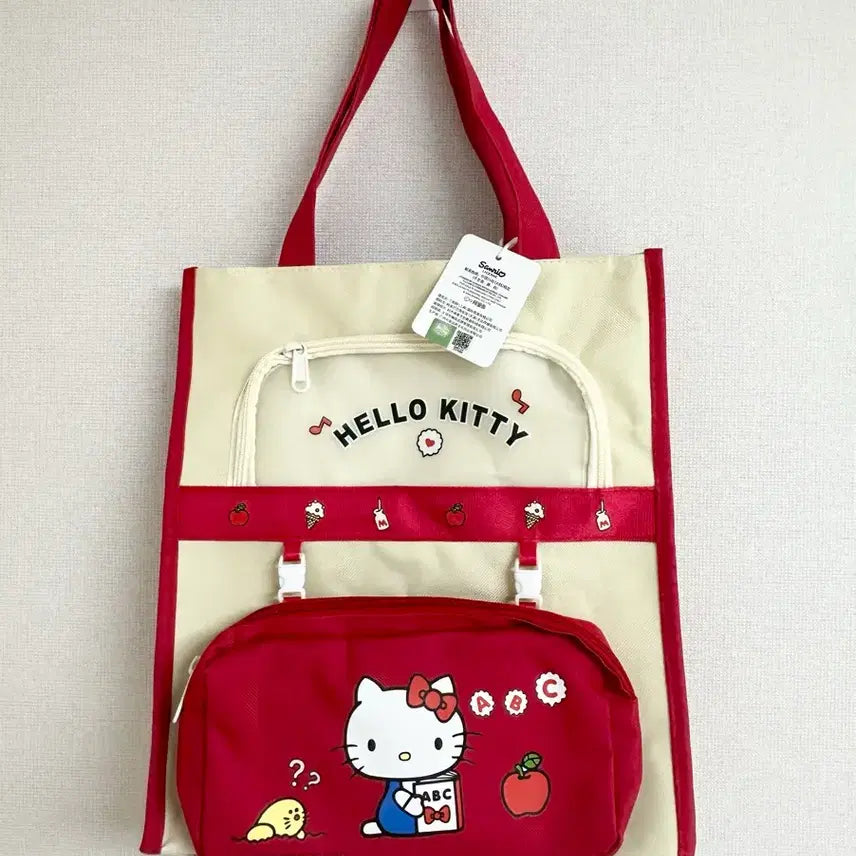 [BUNJANG] Sanrio Hello Kitty Bag with Detachable Pouch / 새상품)산리오 헬로키티 가방(파우치분리가능)