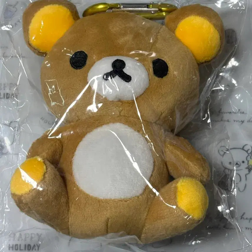 [BUNJANG] Rilakkuma Carabiner Keyring Plush / 리락쿠마 카라비너 키링 인형
