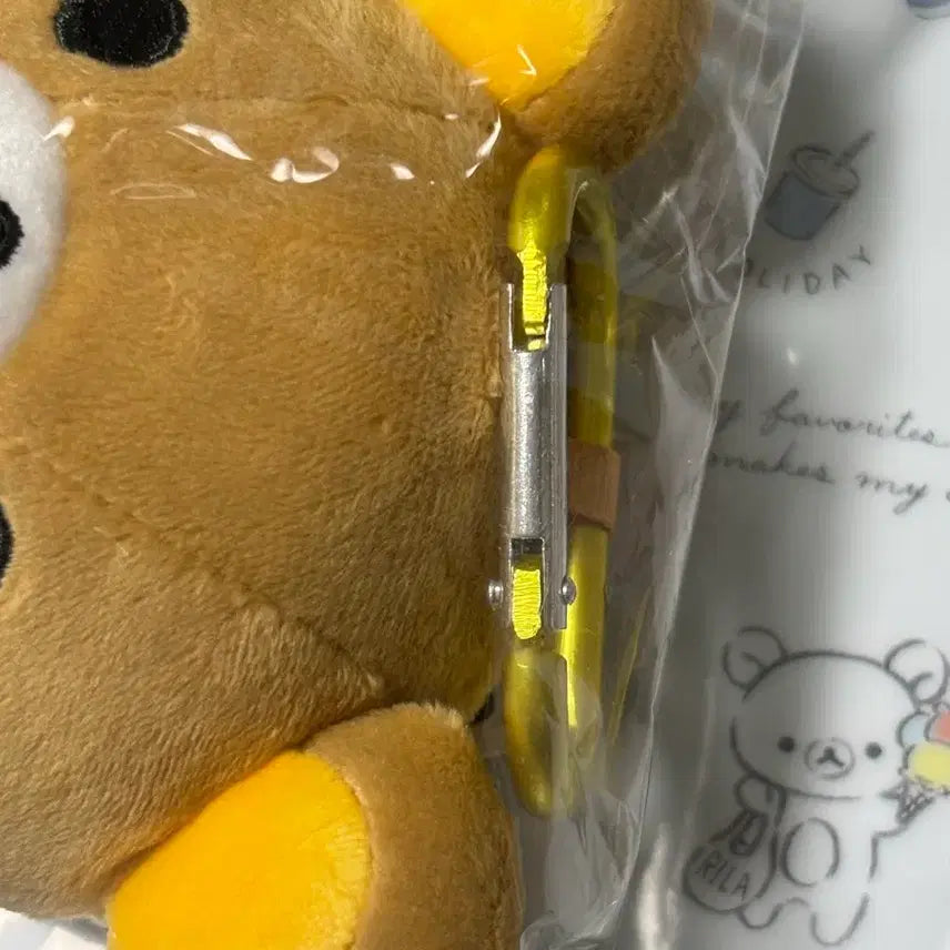 [BUNJANG] Rilakkuma Carabiner Keyring Plush / 리락쿠마 카라비너 키링 인형