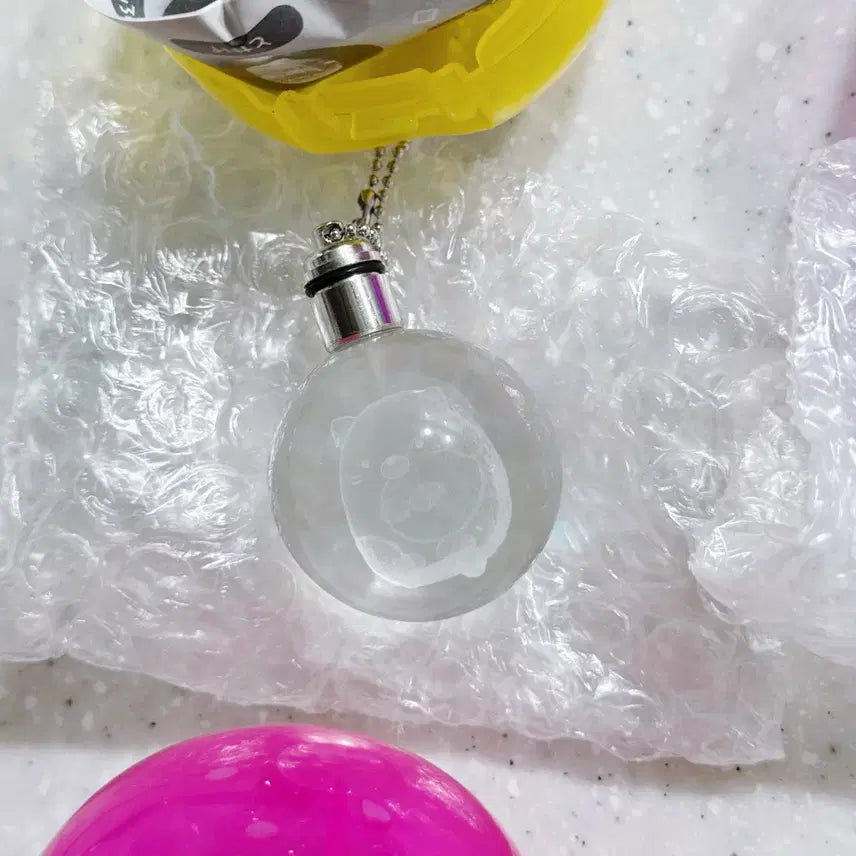 [BUNJANG] Sumikko Gurashi 3D Clear Ball Light Keychain Set / 스밋코구라시 3D 클리어 볼 라이트 키체인 20년 가챠 고전 토카게 네코 굿즈