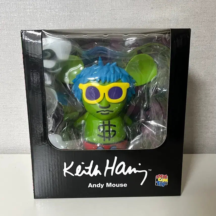 [BUNJANG] Medicom Toy VCD Andy Mouse Figure Green / 메디콤토이 VCD 앤디 마우스 그린