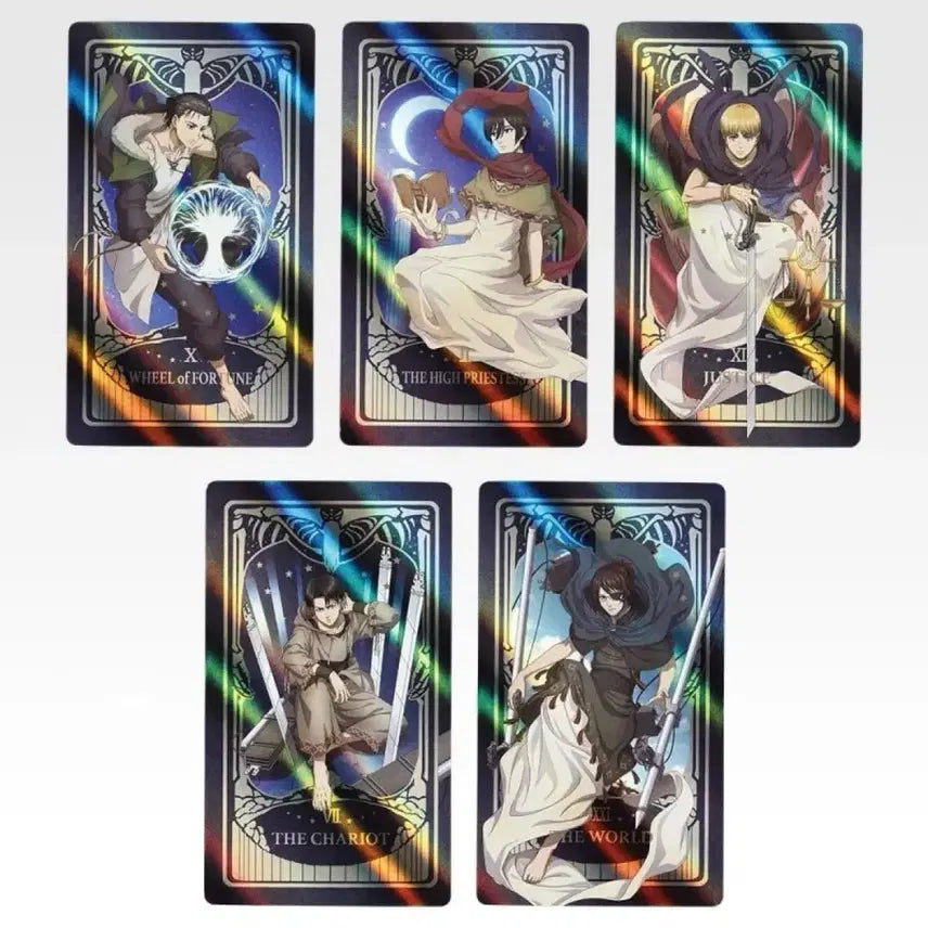 [BUNJANG] Attack on Titan J Prize Hologram Card Bundle Set / 진격의 거인 J상 홀로그램 카드 일괄 판매