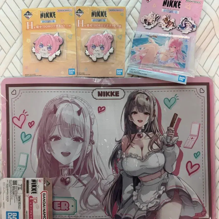 [BUNJANG] NİKE Chapter 7 &amp; 8 Lottery Lower Prizes Bundle Set / (택포2.5)니케 바이퍼 매트, 도로롱 마그넷, 도로시 아크릴