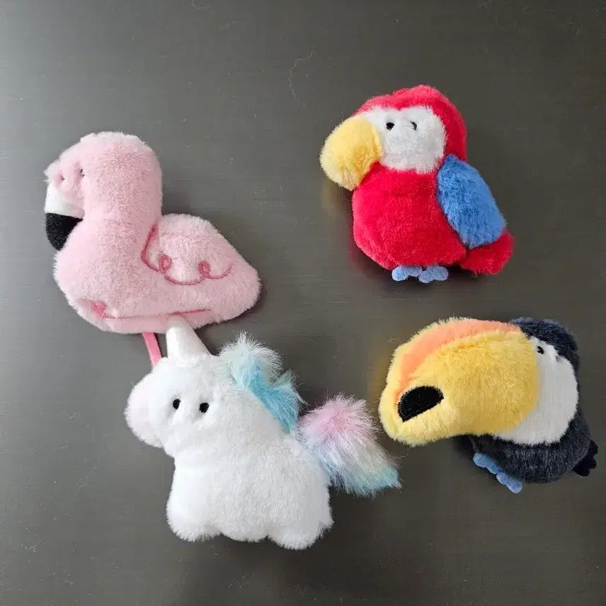 [BUNJANG] Land Animals Plush Magnet Bundle Set / 육지동물 인형 마그넷 일괄