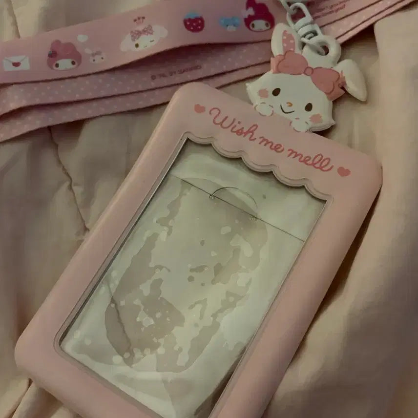 [BUNJANG] Sanrio Wish me Mell Card Holder / 산리오 위시미멜 카드홀더