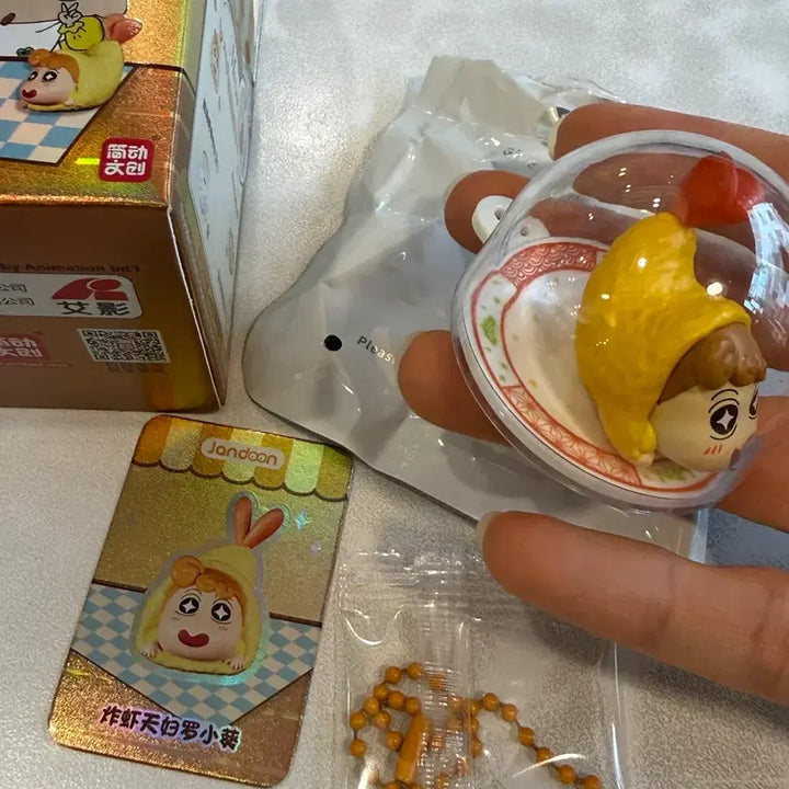 [BUNJANG] Crayon Shin-chan Chaja Shrimp Figure &amp; Keyring / 짱구는 못말려 짱아 새우 피규어&amp;키링