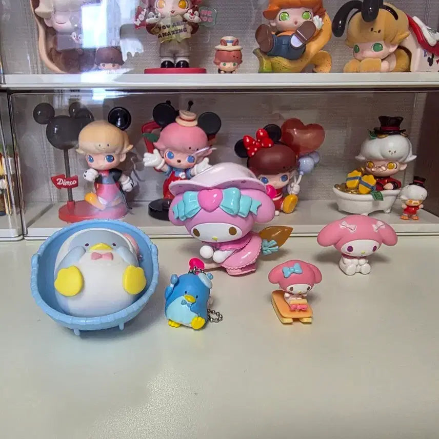 [BUNJANG] Sanrio My Melody &amp; Tuxedo Sam Figure Set / 산리오 마이멜로디, 턱시도샘 피규어 세트