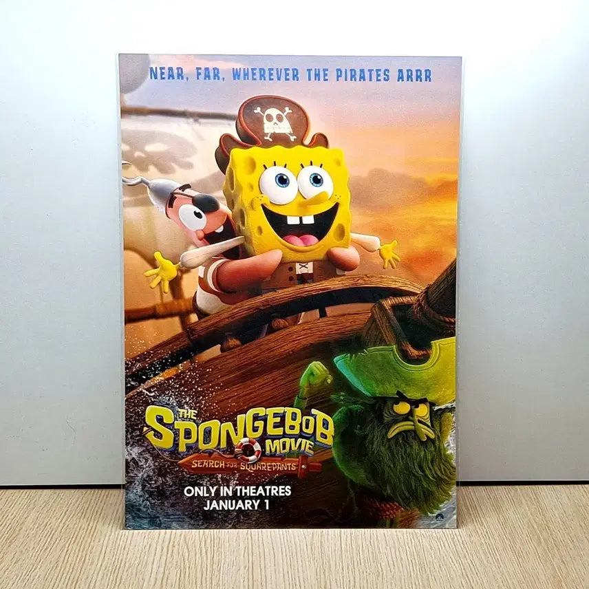 [BUNJANG] SpongeBob SquarePants The Movie Titanic Poster / 스폰지밥 더 무비: 네모바지를 찾아서 타이타닉 포스터