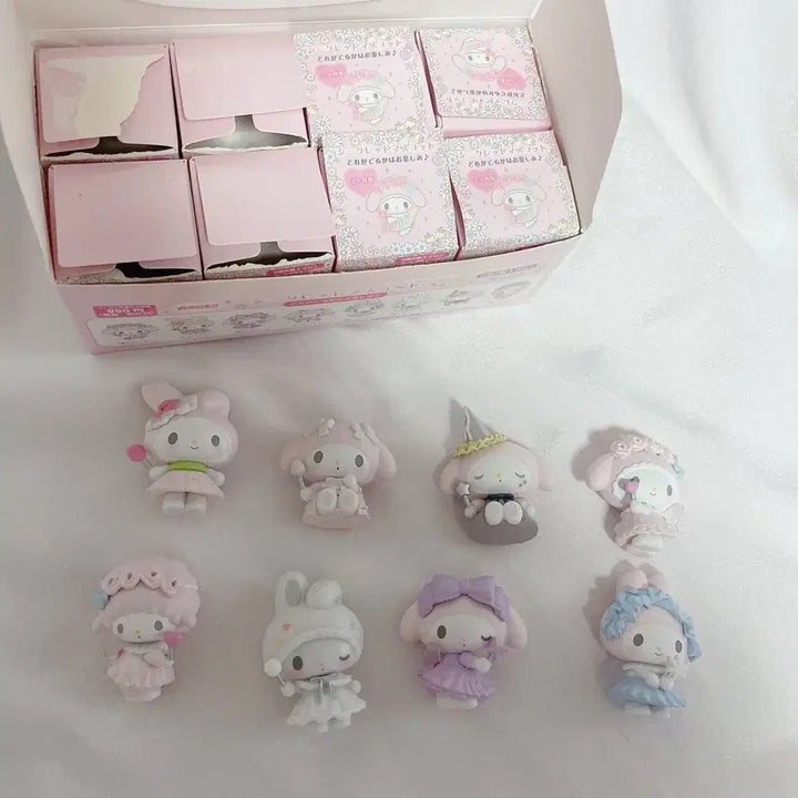 [BUNJANG] Sanrio My Melody 50th Anniversary Figure Set / 산리오 마이멜로디 50주년 애니버서리 피규어 세트 풀박스