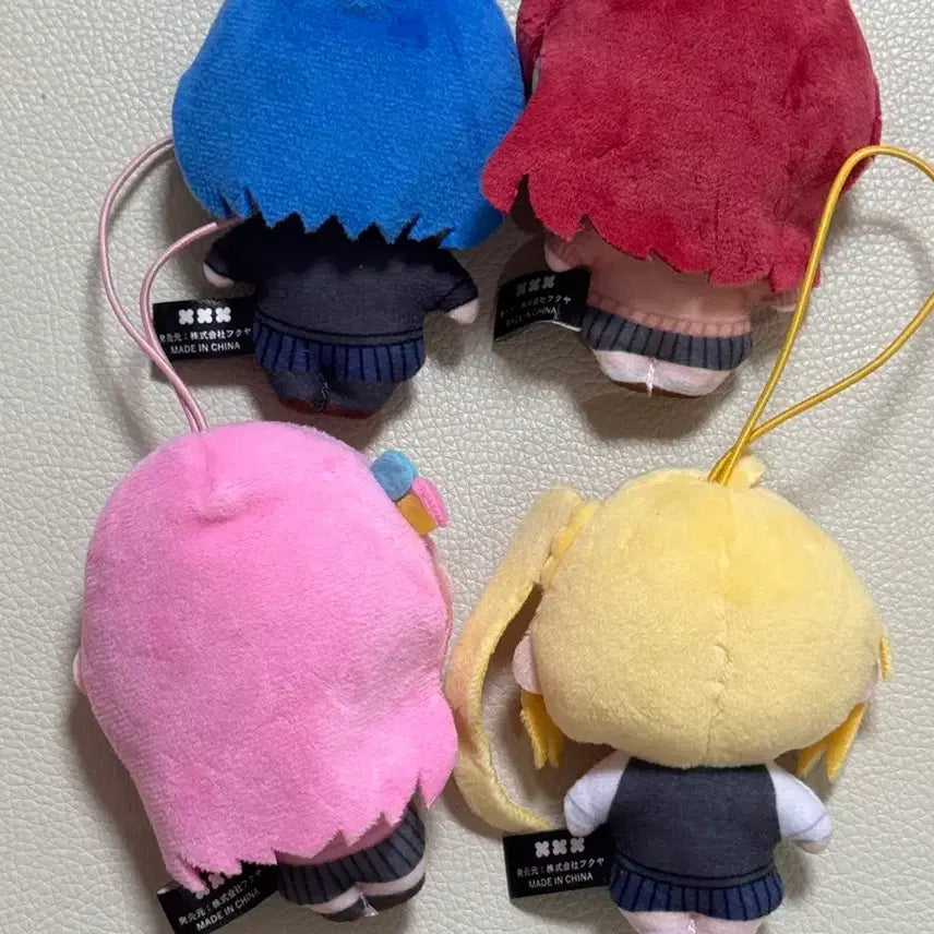 [BUNJANG] Bocchi the Rock! Capooco Friends Plush Keychain Bundle Set / (4종 일괄) 봇치더록 봇치더락 카푸코 프렌즈 누이 인형 키링
