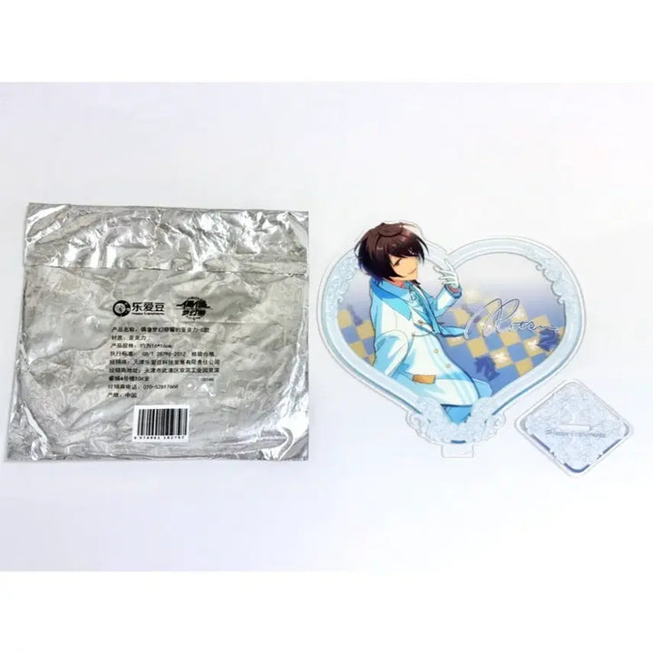 [BUNJANG] Ensemble Stars! Ritsu Sakuma White Suit Heart Acrylic Standee / 앙스타 사쿠마 리츠 백정장 하트아크릴 서약 아크릴스탠드 굿즈 앙상블스타즈