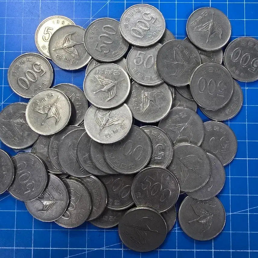 [BUNJANG] 1982 500 Won Commemorative Coins (Set of 50) / 1982년 500주 50개 전부