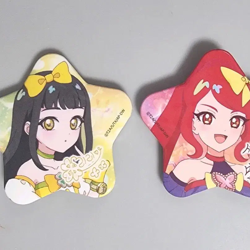 [BUNJANG] SECRET NUMBER Lily &amp; Sebin Star Can Badge Bundle Set / 비밀의 아이프리 리리아 세빈 별 캔뱃지 일괄