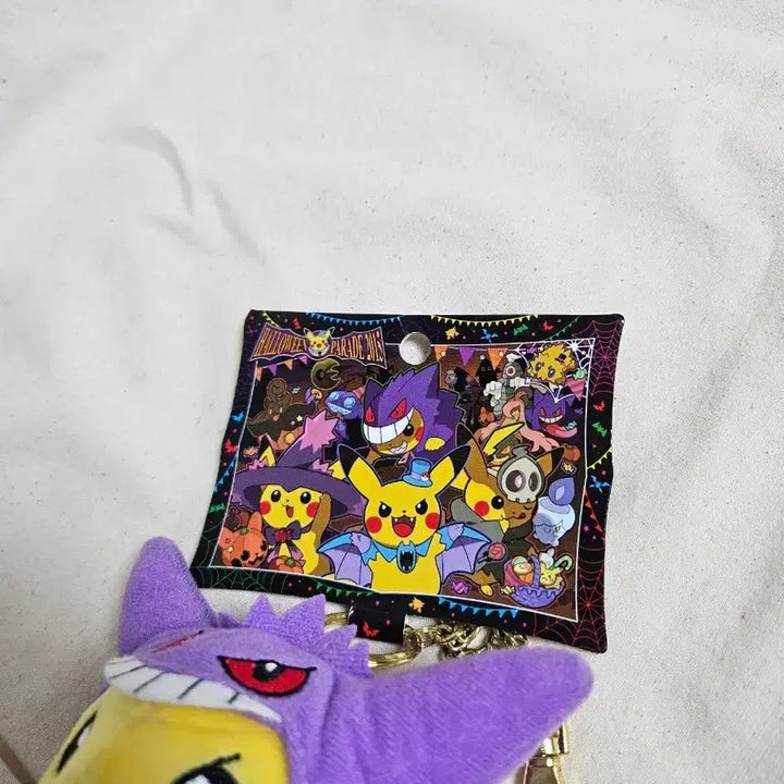 [BUNJANG] Pokemon Center Halloween Gengar Costume Pikachu Plush Keychain / 포켓몬센터 할로윈 겐가 팬텀 피카츄 인형 키링