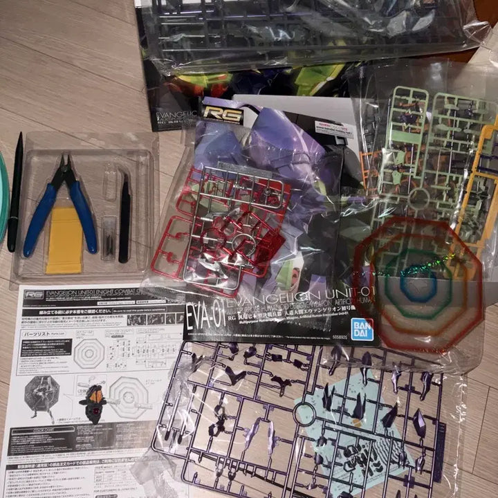 [BUNJANG] Bandai RG Evangelion Unit-01 Night Combat Specification Model Kit / 반다이 RG 에반게리온 초호기 야간전투사양 풀박스