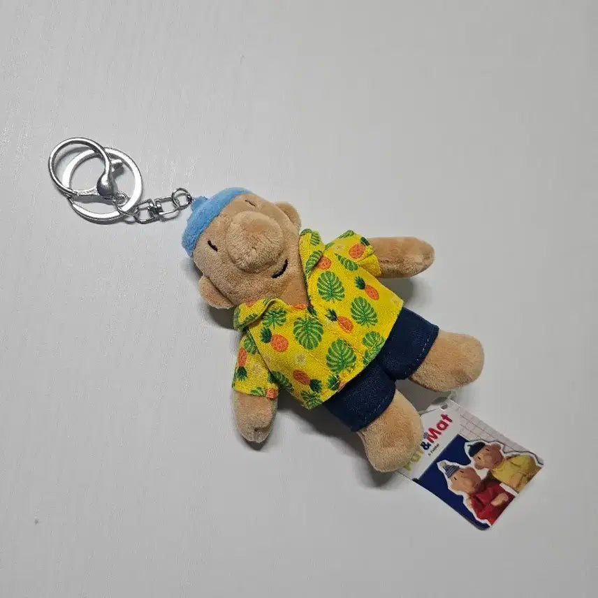 [BUNJANG] Pat &amp; Mat Official Tanning Pat Keyring Plush Doll / (새상품) 패트와매트 정품 태닝 패트 키링인형