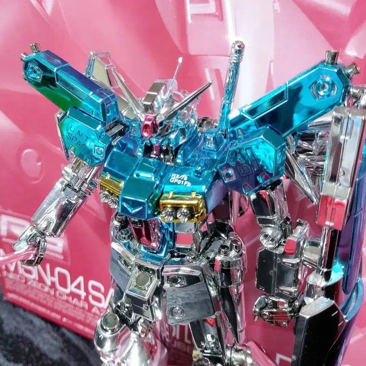 [BUNJANG] Custom Chrome Coated MG Full Burnern Gundam / 반다이 MG 풀버니언 건담 사제 크롬 코팅 완성품 팝니다
