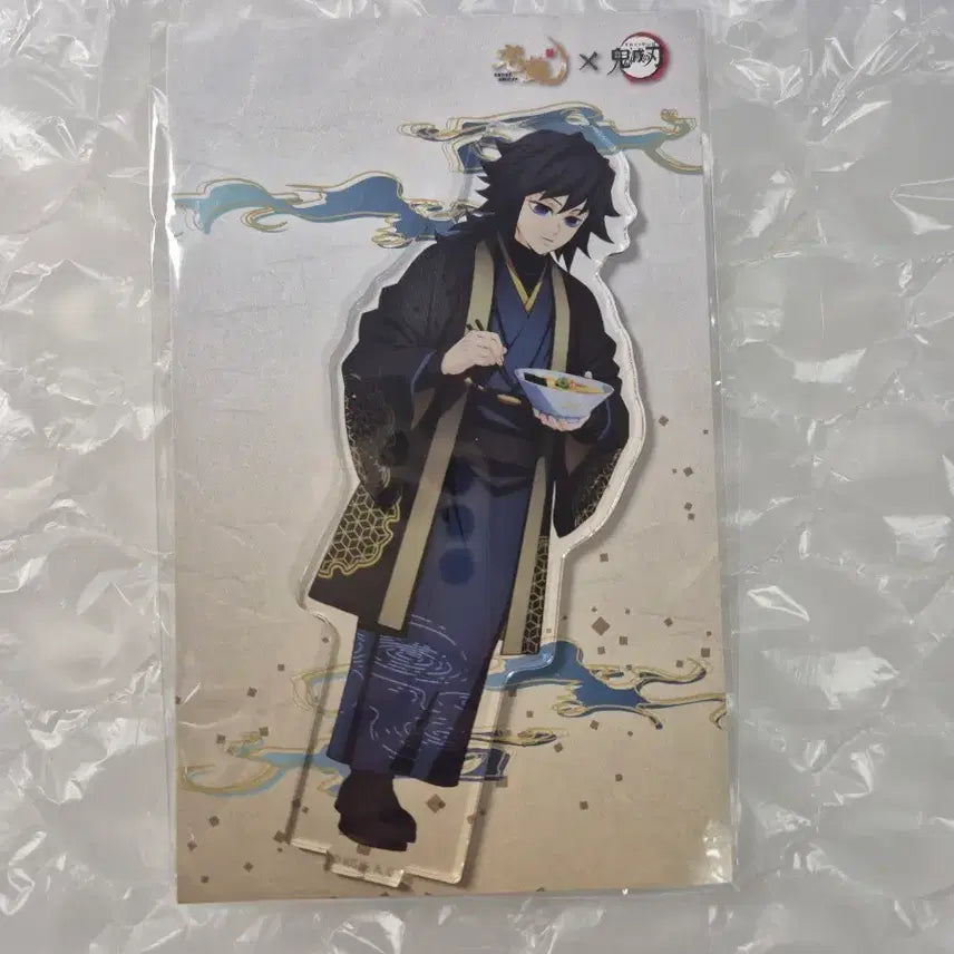 [BUNJANG] Demon Slayer Giyu Ramen Acrylic Stand (Sealed) / 귀멸의칼날 기유 택면 기유 라멘 아크릴 미개봉 새상품