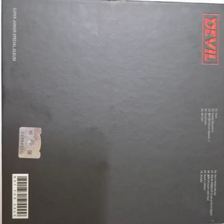 [BUNJANG] Super Junior Special Album DEVIL Signed CD / 슈퍼주니어 스페셜 앨범 DEVIL 전원사인반 cd 입니다 깨끗합니다