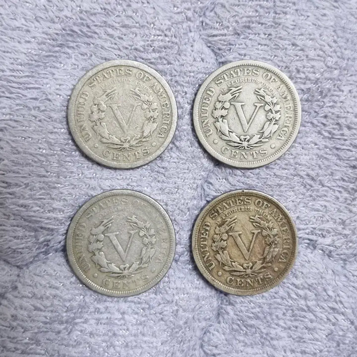 [BUNJANG] Liberty Nickel 4-Piece Set / 미국 리버티 니켈 4점