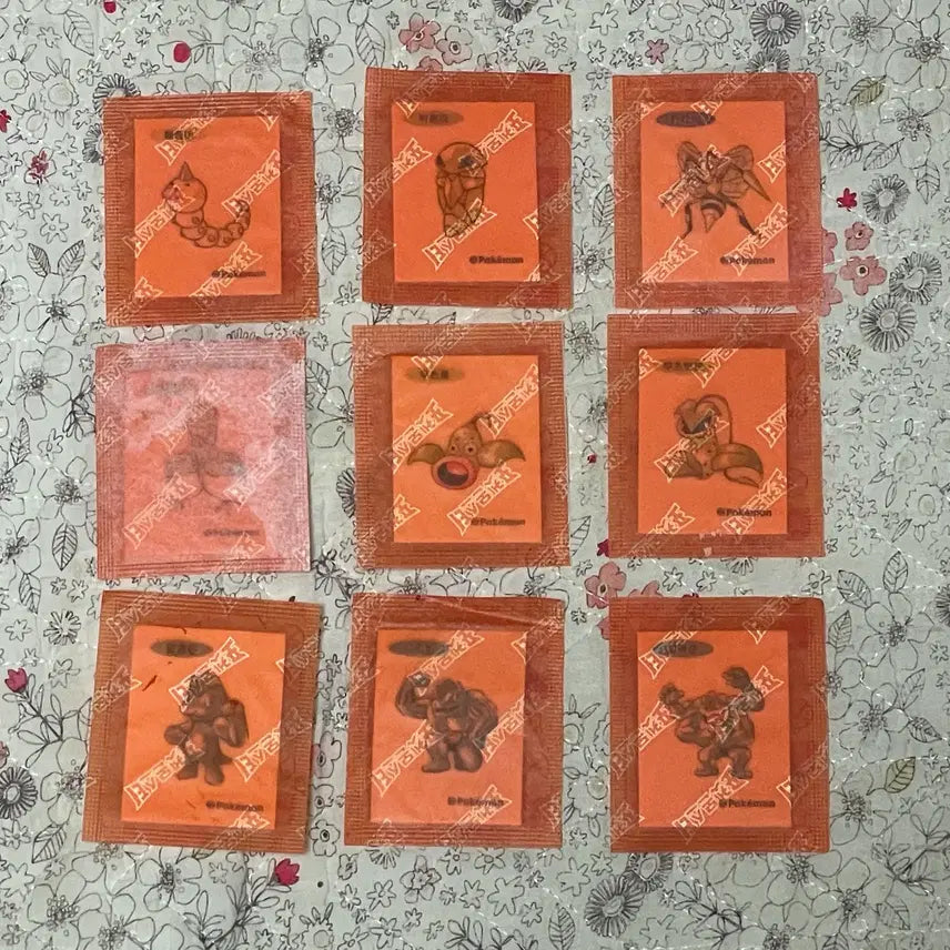 [BUNJANG] Pokemon Artwork Tteobusal Evolution Set - Venomoth, Machamp, Vileplume (Sealed) / 포켓몬 아트워크 띠부씰 독침붕 괴력몬 우츠보트 진화세트 미개봉